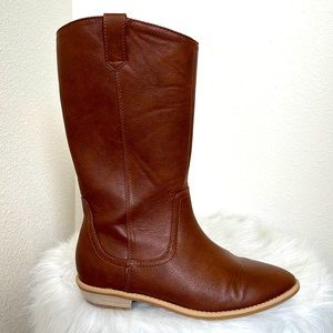 Cognac Cat & Jack Zahara riding boots